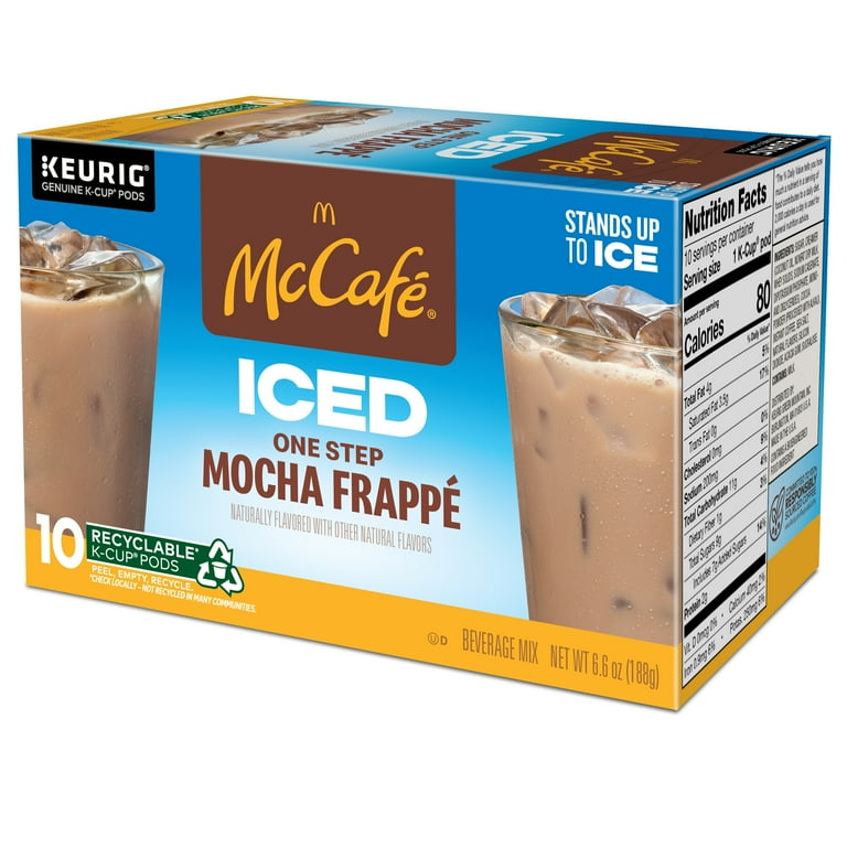 McCafe® Iced One Step Mocha Frappé K-Cup® Pod - Keurig Dr Pepper Product  Facts