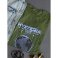 thumbnail image 3 of Modern Hysteria Techno Style T-Shirt Women -Image by Shutterstock, Female Medium, 3 of 4