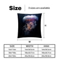 thumbnail image 5 of Jellyfish Decorative Pillows Covers Set of 2 - Unique Patterns, 16x16, 18x18, 20x20 Inches - Throw Pillow Covers for Home Decor, Bedroom, Living Room for Various Occasions, 5 of 6