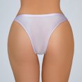 thumbnail image 2 of beishanbush Clothing Sales Intimates Under $5 Women's Silky Shiny Low Waist Briefs Transparent Underwear, 2 of 6