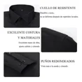 thumbnail image 4 of Camisas De Vestir Manga Larga Slim Fit Hombre, 4 of 8