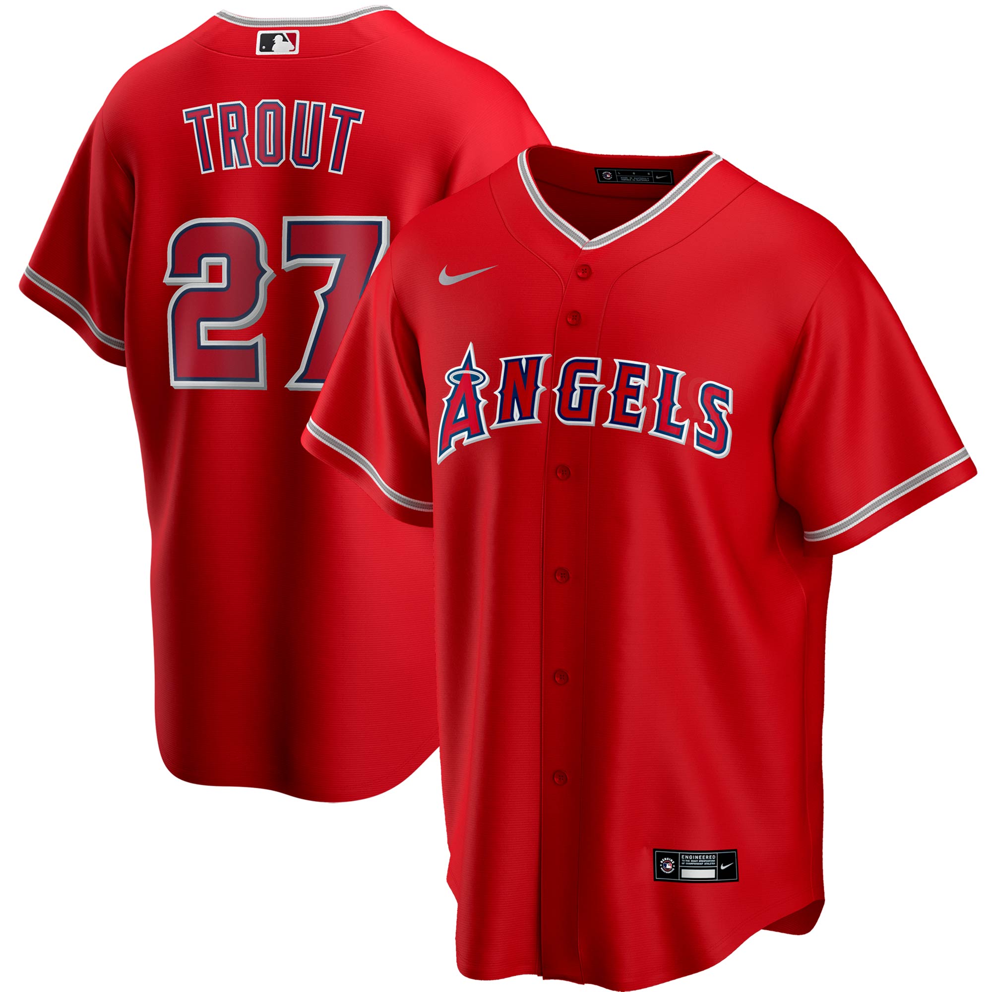mike trout nike jersey