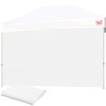 thumbnail image 1 of Tradesparker Pared con dosel emergente de 10 x 10 con dosel instantáneo de 86 pulgadas de altura Paredes laterales para tienda de campaña SunWall para tienda emergente de 10 x 10 Paquete de 2 paredes, 1 of 1