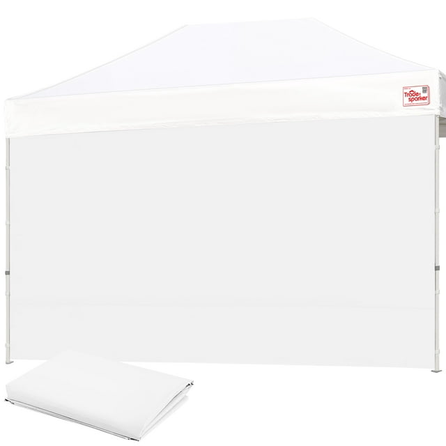 Tradesparker Pared con dosel emergente de 10 x 10 con dosel instantáneo de 86 pulgadas de altura Paredes laterales para tienda de campaña SunWall para tienda emergente de 10 x 10 Paquete de 2 paredes