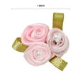 Offray Accessories, Light Pink 1 inch Tricolor Ribbon Rose ...