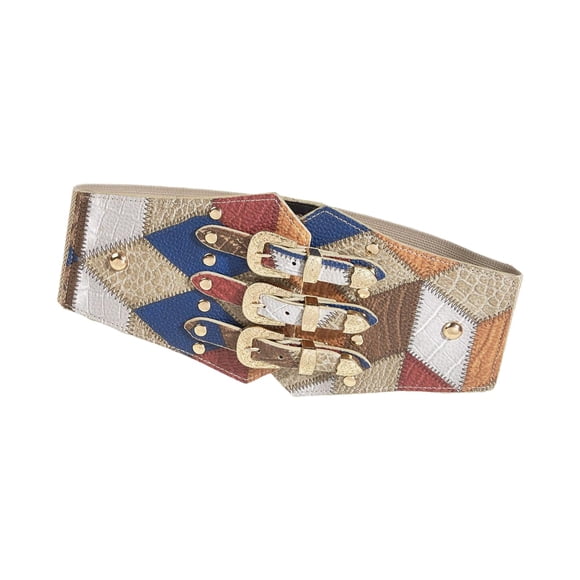 Cinturón Salvador Corsé Elástico PU Mujer