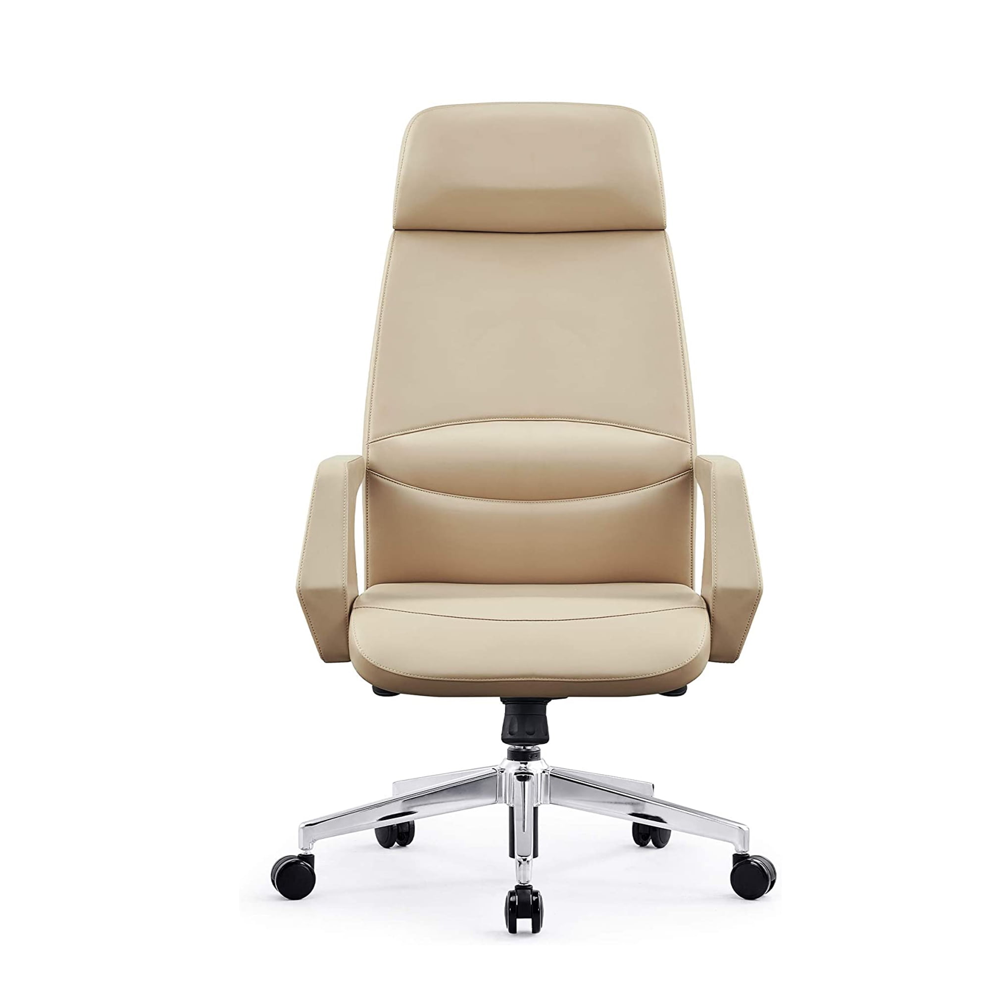 KARMAS PRODUCT Executive Office Chair Ergonomic Leather High Back Heavy Duty Chair Padded