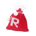 thumbnail image 2 of Fiudx Bolsas de Dulces Navideñas con Letras, Diseño de Punto Bordado, Decoración Navideña Personalizada, Adornos Versátiles para El Árbol, Porta Tarjetas de Regalo, Fáciles de Colgar, Decoración Fest, 2 of 5