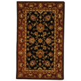 thumbnail image 1 of Safavieh Heritage 3' x 5' Hand Tufted Wool Rug in Black and Red, 1 of 2