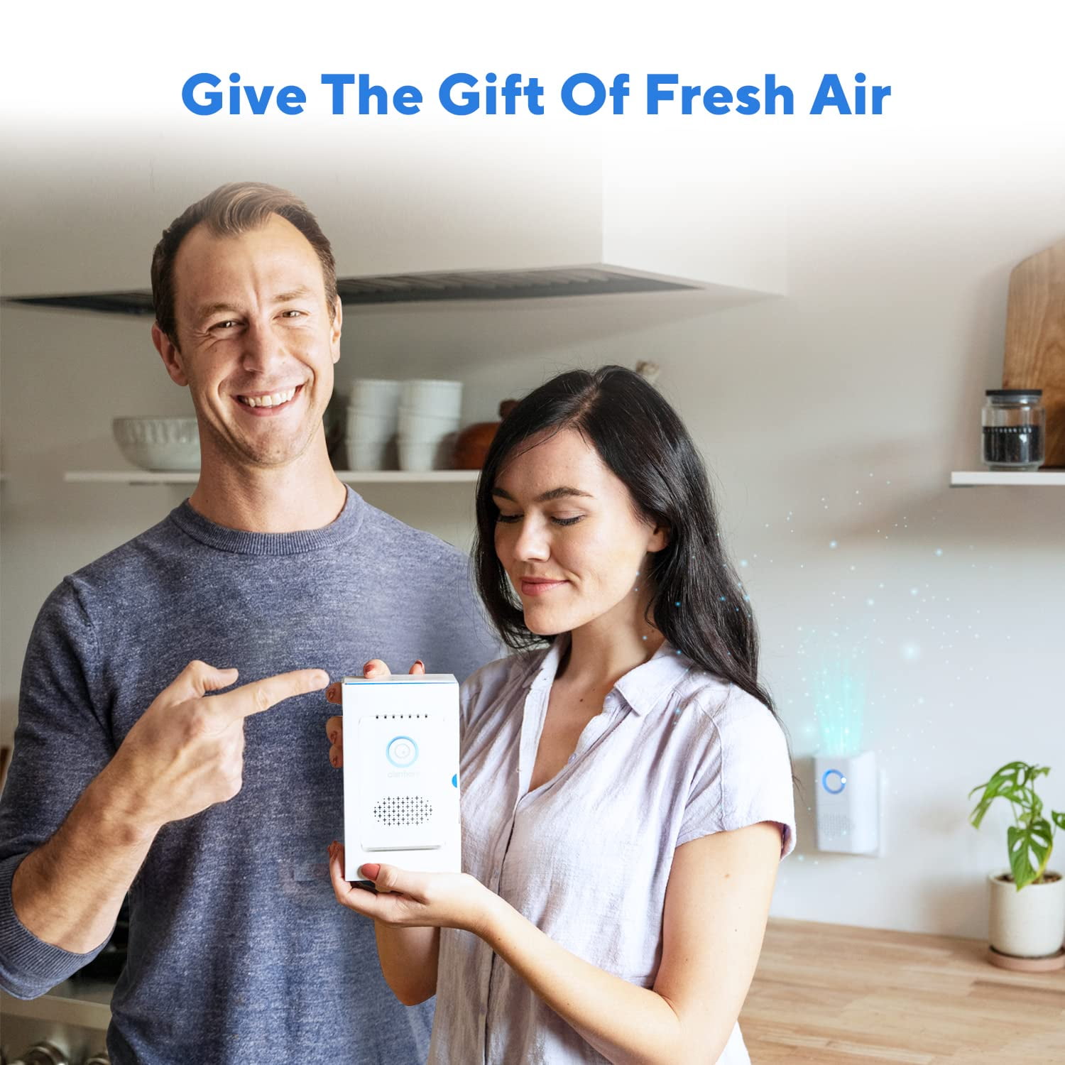 Clarifion ODRx Air Purifier, Outlet Plug-In, UVC Light, White