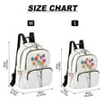 thumbnail image 2 of FORMRS Mini Backpack Purse for Women Travel Daypack Casual Shoulder Bag, Colorful Flower, 2 of 7