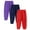 Pink, variant on Teyfeniy 3 Pack Cargo Sweatpants for Kids Unisex Elastic Waist Straight Leg Joggers Pants Outdoor Activity Multi Pockets Casual Comfy Trousers for Boys and Girls