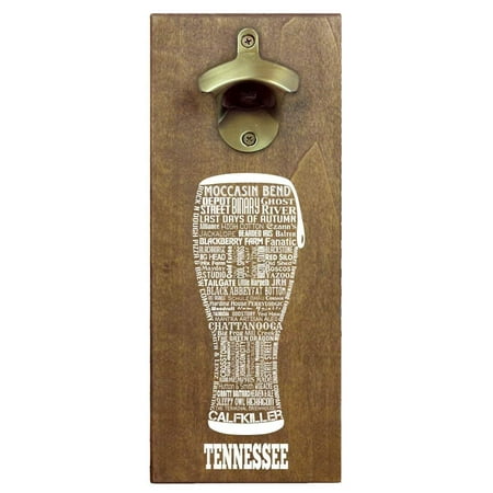 

Tennessee Craft Beer Typography Cap Catching Magnetic Bottle Opener