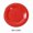 Orange Red, variant on 10.5 in. Mile Stone Wide Rim Round Plate, Yellow - Pack of 24