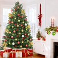 thumbnail image 2 of Adornos Navideños Bolas Ouddy Mode 30 piezas Rojo/Verde 6 cm, 2 of 6