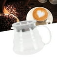 thumbnail image 2 of Glass Coffee Server Carafe Pot For Bar Kitchen Counter 700ml Transparent Durable  Coffee Maker, 2 of 6