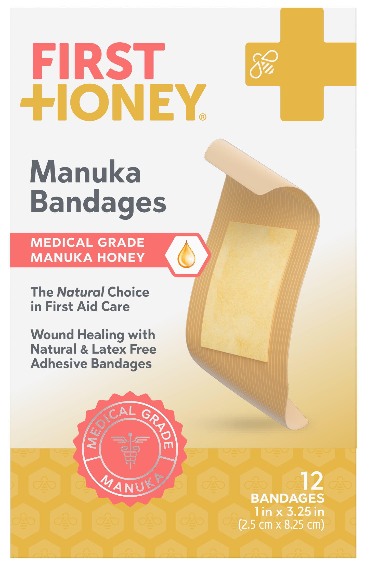 First Honey Manuka Bandages, 12 ct.