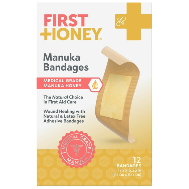First Honey Manuka Bandages, 12 ct.