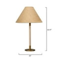 thumbnail image 3 of Jamie Young Co Morgana Wood and Metal Table Lamp with Raffia Shade, 3 of 5