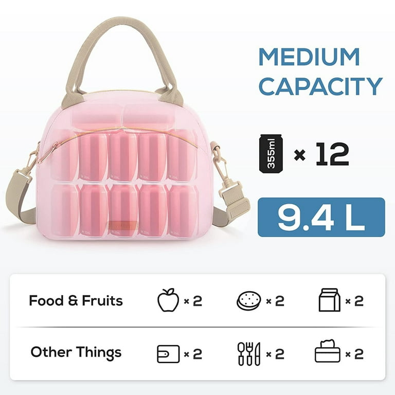 Portable Insulated Lunch Bag Picnic Ice Drink Food Delivery