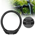 thumbnail image 2 of Under 15$ Oimcto Bicycle Lock,Anti-Theft Combination Lock,Ring Lock,Lock 4 Digit Cable Lock Lightweight Lock Lock Combination Portable Lock for Black, 2 of 8