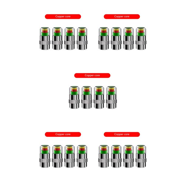 Sidaley 2,0/2,2/2,4 Bar 30/32 PSI de presión de neumáticos tapa de indicador de presión Sensor indicador Kit de herramientas de Type2 NO2