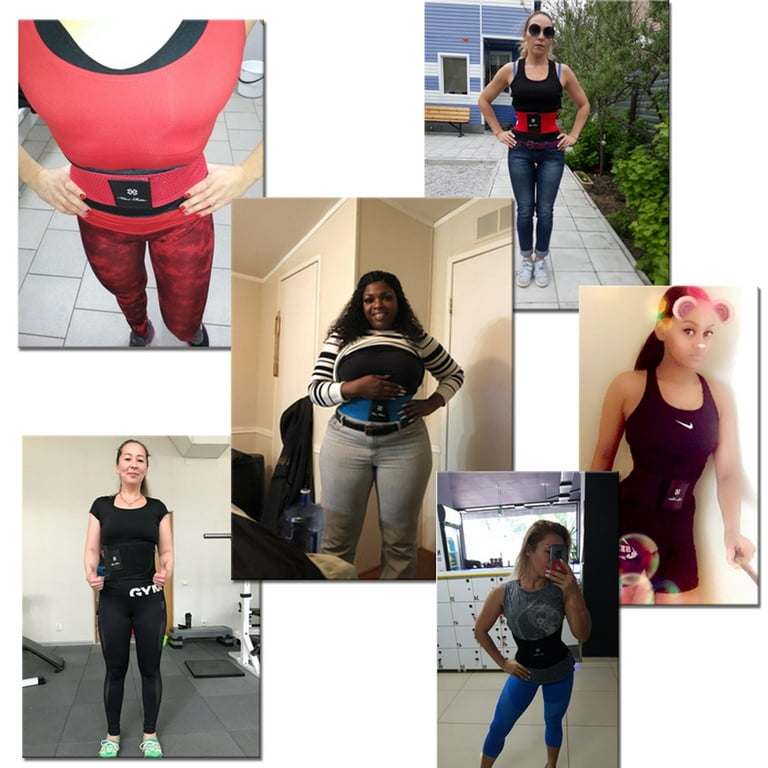 SHAPERIN Women Waist Trainer Belt Waist Trimmer Slimming Belly Band Body  Shaper Sports Girdles Workout Belt 