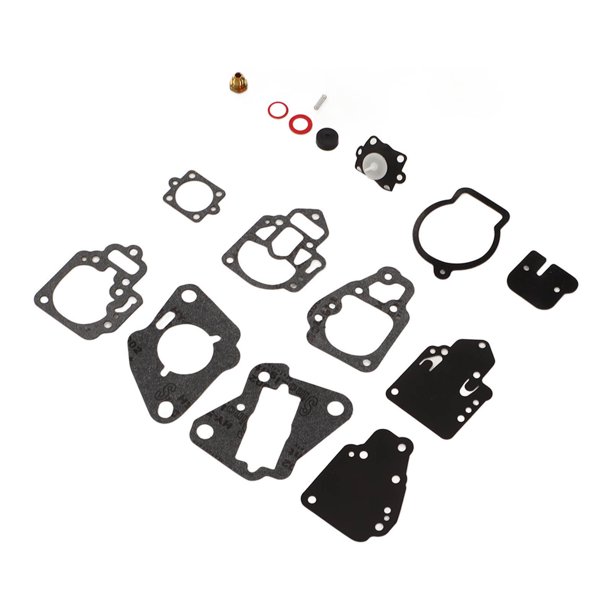1395-97611, Kit de reparación de carburador externo resistente a aceite resistente al aceite de edad 18 piezas de reconstrucción de carbohidratos por 6hp a 25 2 cilindros