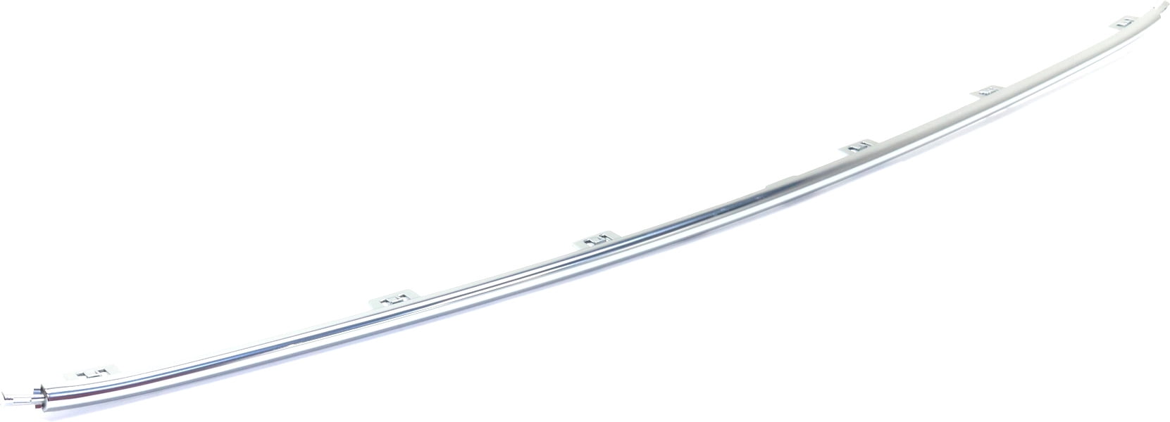 Bumper Trim Compatible With 2015-2021 Chrysler 300 Front, Center Silver