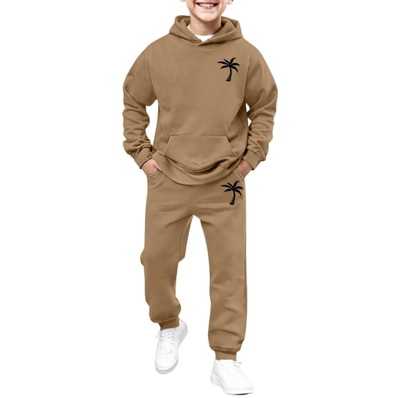 MEZZALL Boys Graphic 6 7 Ice Cream Printed Outfits Long Sleeve Tracksuits Sweatsuit Sweatshirt Tops Hoodie Trousers Pant Sets Casual Playwear Toddlers Kids Comfort Children Fashion Clothes Sets