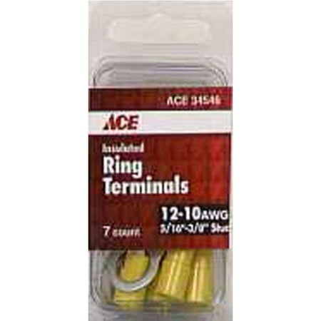  Assorted pack 3 ,Insulated Ring Terminal Vinyl Insulated Ace Wire Connectors 34546 082901345466