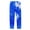 Royal Blue, variant on LYMAYTER Unisex Kids Leggings Pants Girls Boys Milk Silk Stretch Trousers Toddler Printing Bottoms Pants for 1-10 Years
