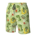 thumbnail image 5 of Naloa Cute Dinosaurs Cartoon Men's Beach Shorts, Surfing shorts, Swim trunks, Quick Dry Swim Trunks for Surfing Beach Fun - XX-Large, 5 of 9