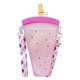 thumbnail image 3 of Botella de agua con pajita, duradera, bonita, a prueba de fugas, para helado. Púrpura, 3 of 7