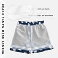 thumbnail image 3 of FORMRS Boys Swim Trunks Quick Dry Mesh Lining Beach Boardshorts, Sizes XS-XL, Navy Blue Baseball Pattern, 3 of 7