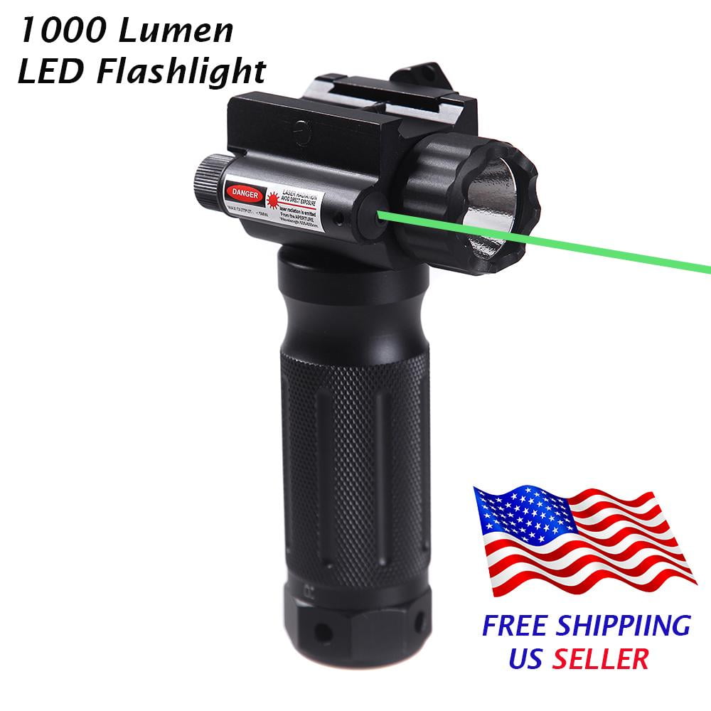Hunting Lights & Lasers Tactical Flashlight Combo Green/Red Laser Sight