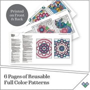 FolkArt Gallery Glass Pattern Set 3/Pkg-Mandala