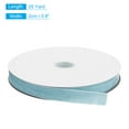 thumbnail image 2 of Uxcell  Ribbon 3/4 Inch x 25 Yard Single Face Spool Silky  Fabric for Bouquets DIY Light Blue, 2 of 5