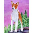 thumbnail image 1 of Carolines Treasures SS8611CHF 28 x 40 Po Basenji Maison Taille Drapeau en Toile, 1 of 4