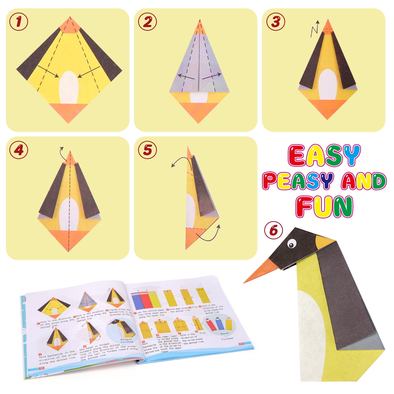 HAPRAY hapray Origami Kit for Kids Ages 5-8 8-12, with Guiding