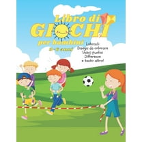 Libro di giochi per bambini 3-6 anni: Giochi passatempi/adatto per bambini 3-6 anni/colora/disegna/unisci i punti/trova le differenze e tanto altro! (Paperback)