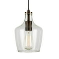 thumbnail image 3 of Forte Lighting 2679-01-04 Milo 7" Wide Mini Pendant - Black, 3 of 4