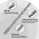 thumbnail image 3 of Juego de brocas y cinceles para martillos rotativos WORKPRO, 17 piezas, 3 of 7