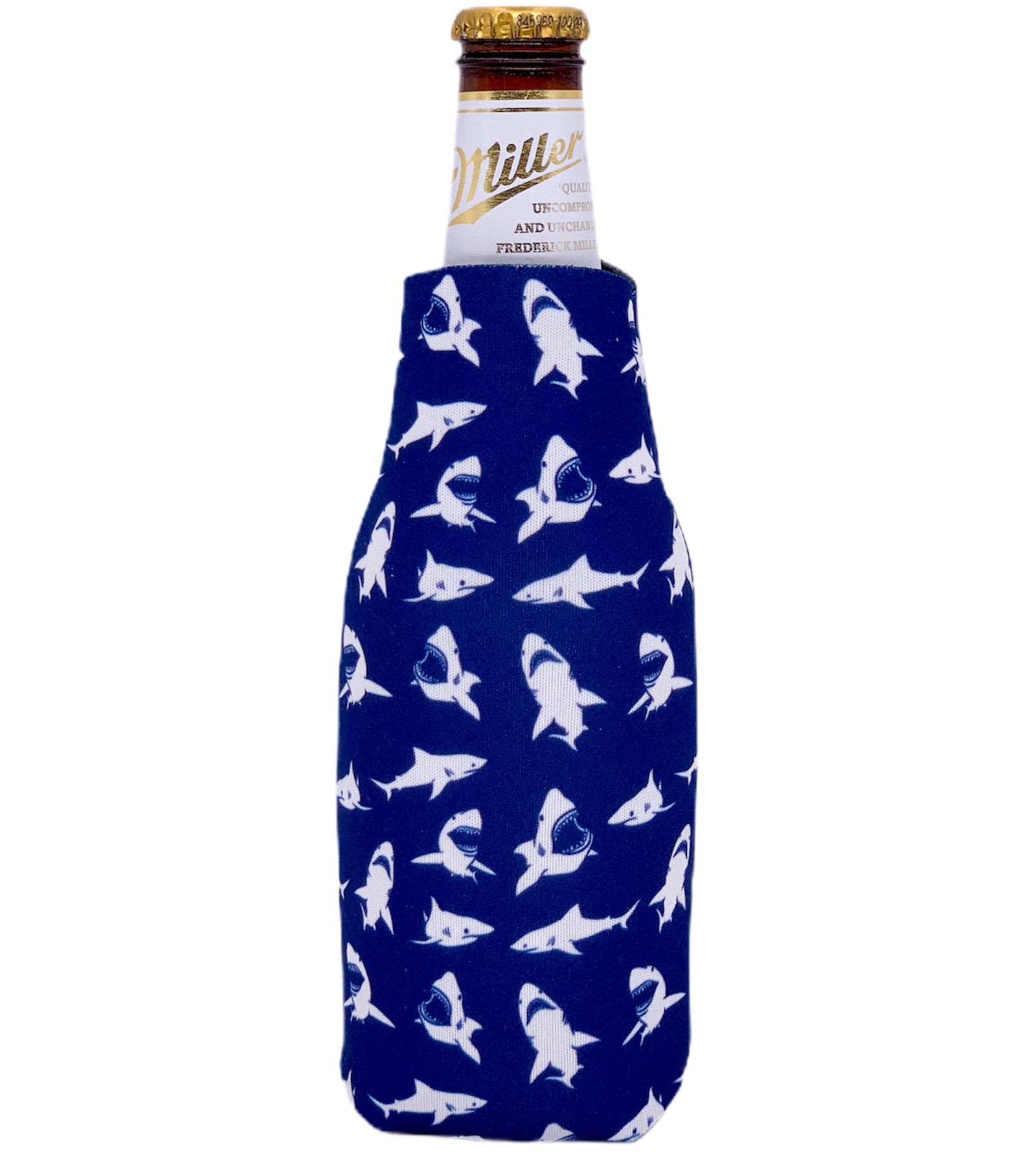 Shark Pattern Beer Bottle Coolie