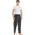 thumbnail image 2 of FELEMO Men's Pajama Pant Comfy Soft Lounge Plaid Sleep Pants, M-XXL, 2 of 7