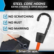 SmartStraps Adjustable Bungee Cord, Assorted Colors, 10 Pack – Includes Two 12”, Two 24”, One 36”, One 48”, and Four Mini Bungee Cords – Ideal for Securing Luggage, Gas Cans, and Coolers to Vehicles