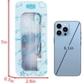 thumbnail image 2 of YSTIANN 8-Piece Blue Math Geometry Tool Set with Compass, Protractor, Rulers & Pencil AZ78-679, 2 of 5