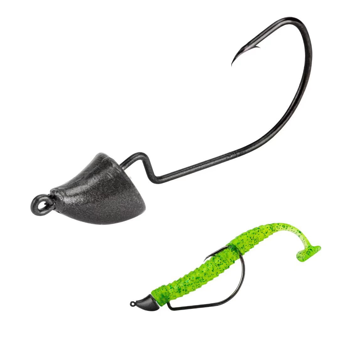 8/0  weighted treble hooks set of 6 2.5 ounces 