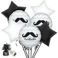 thumbnail image 3 of Buy Seasons - Mustache Party Balloon Bouquet Kit - NS, 3 of 3