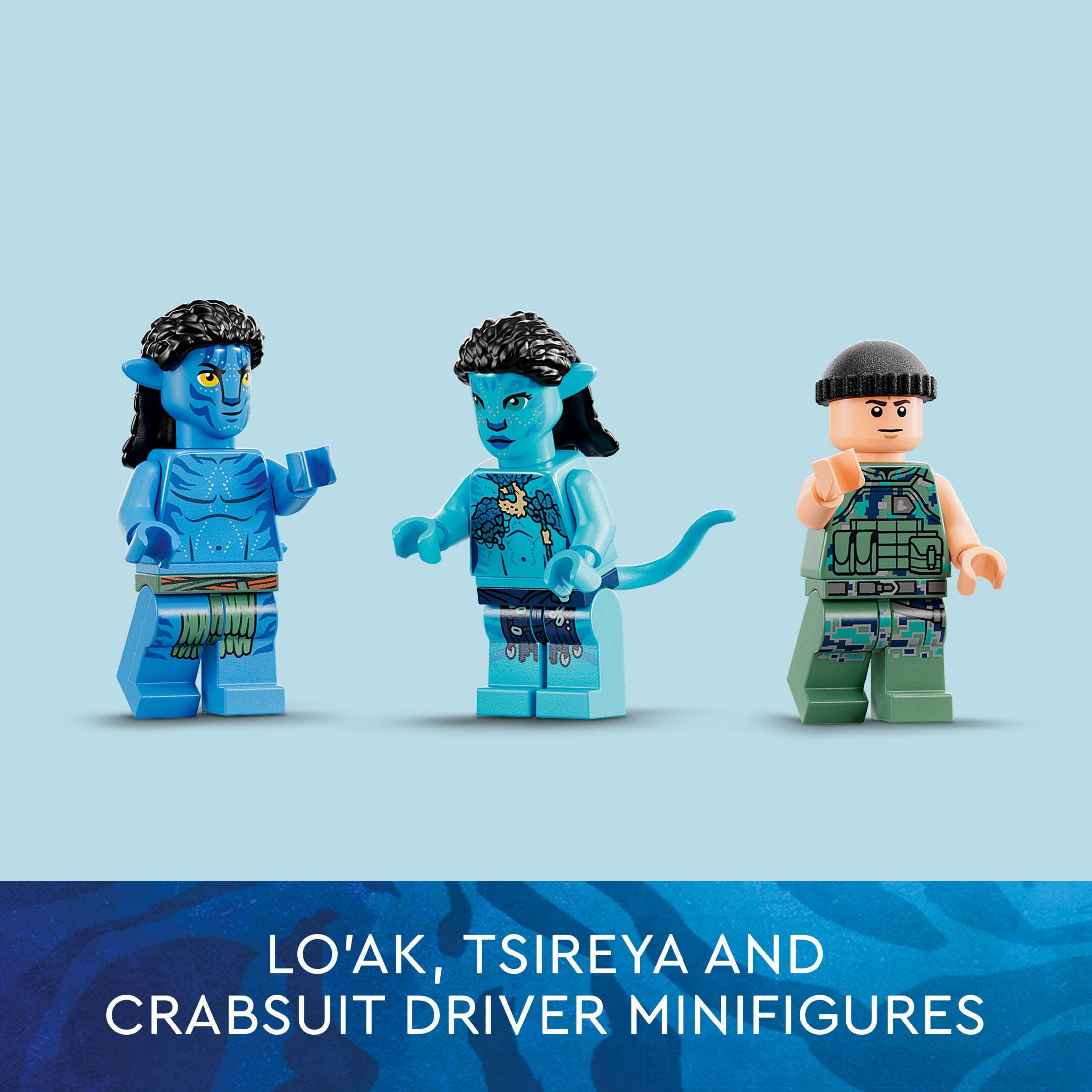 LEGO Avatar: The Way of Water Payakan the Tulkun & Crabsuit 75579, Building Toy Set, Movie Underwater Ocean with Whale-Like Sea Animal Creature Figure